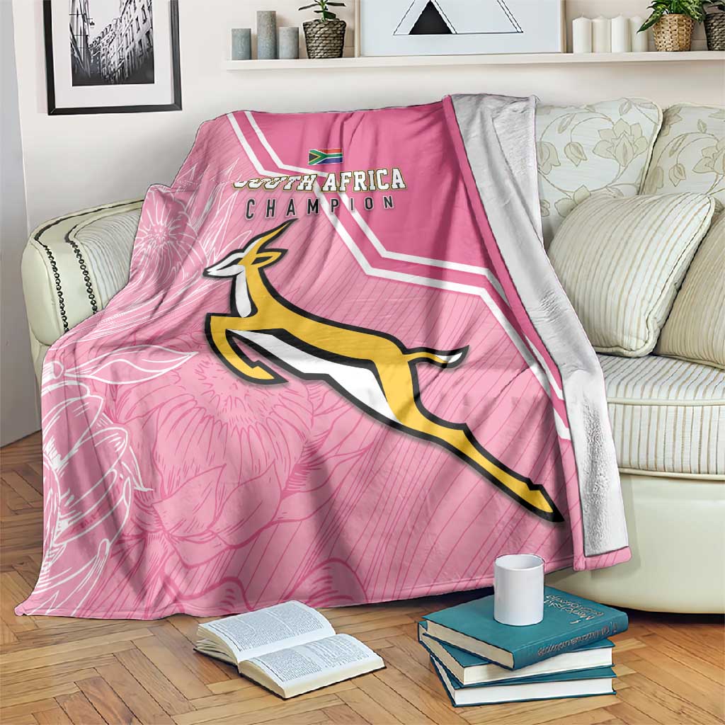 South Africa WC2026 Blanket Springboks Special Pink