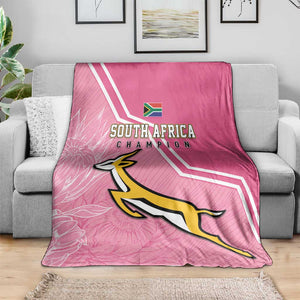 South Africa WC2026 Blanket Springboks Special Pink
