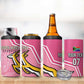 Personalized South Africa WC2026 4 in 1 Can Cooler Tumbler Springboks Special Pink