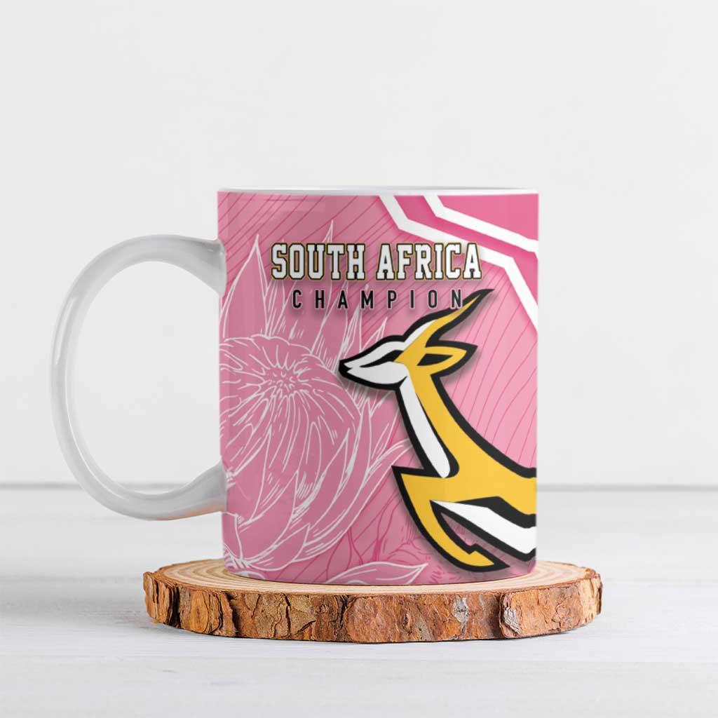 Personalized South Africa WC2026 Ceramic Mug Springboks Special Pink by ...