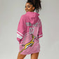 Personalized South Africa WC2026 Hoodie Dress Springboks Special Pink