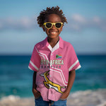 Personalized South Africa WC2026 Kid Hawaiian Shirt Springboks Special Pink