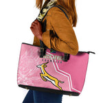 South Africa WC2026 Leather Tote Bag Springboks Special Pink
