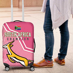 South Africa WC2026 Luggage Cover Springboks Special Pink