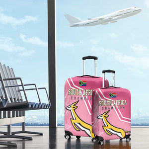 South Africa WC2026 Luggage Cover Springboks Special Pink