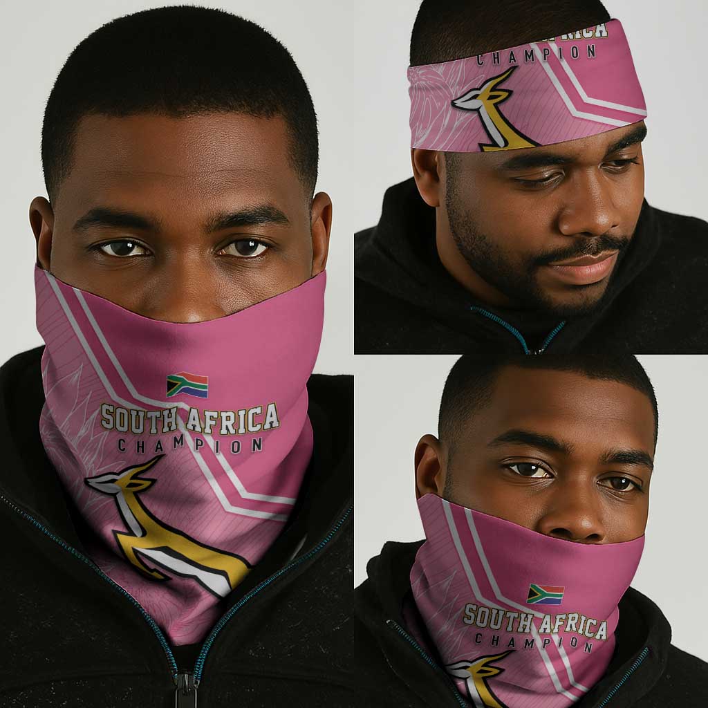 South Africa WC2026 Neck Gaiter Springboks Special Pink