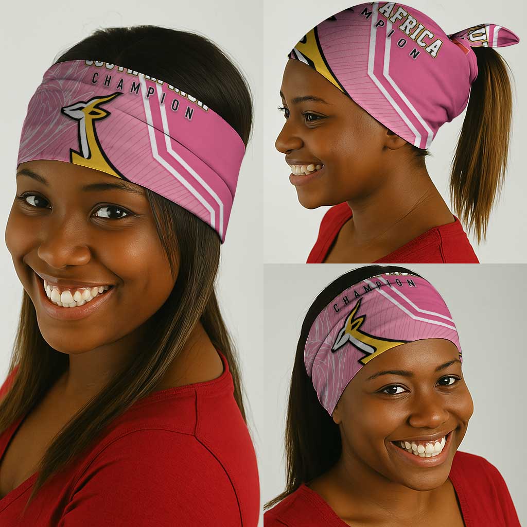 South Africa WC2026 Neck Gaiter Springboks Special Pink