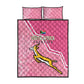 South Africa WC2026 Quilt Bed Set Springboks Special Pink