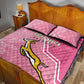 South Africa WC2026 Quilt Bed Set Springboks Special Pink