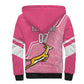 Personalized South Africa WC2026 Sherpa Hoodie Springboks Special Pink