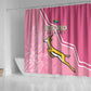 South Africa WC2026 Shower Curtain Springboks Special Pink