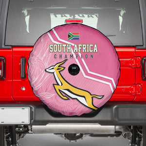 South Africa WC2026 Spare Tire Cover Springboks Special Pink