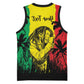 Reggae Soul B.Marley Personalized Basketball Jersey Tropical Grunge - African Pride