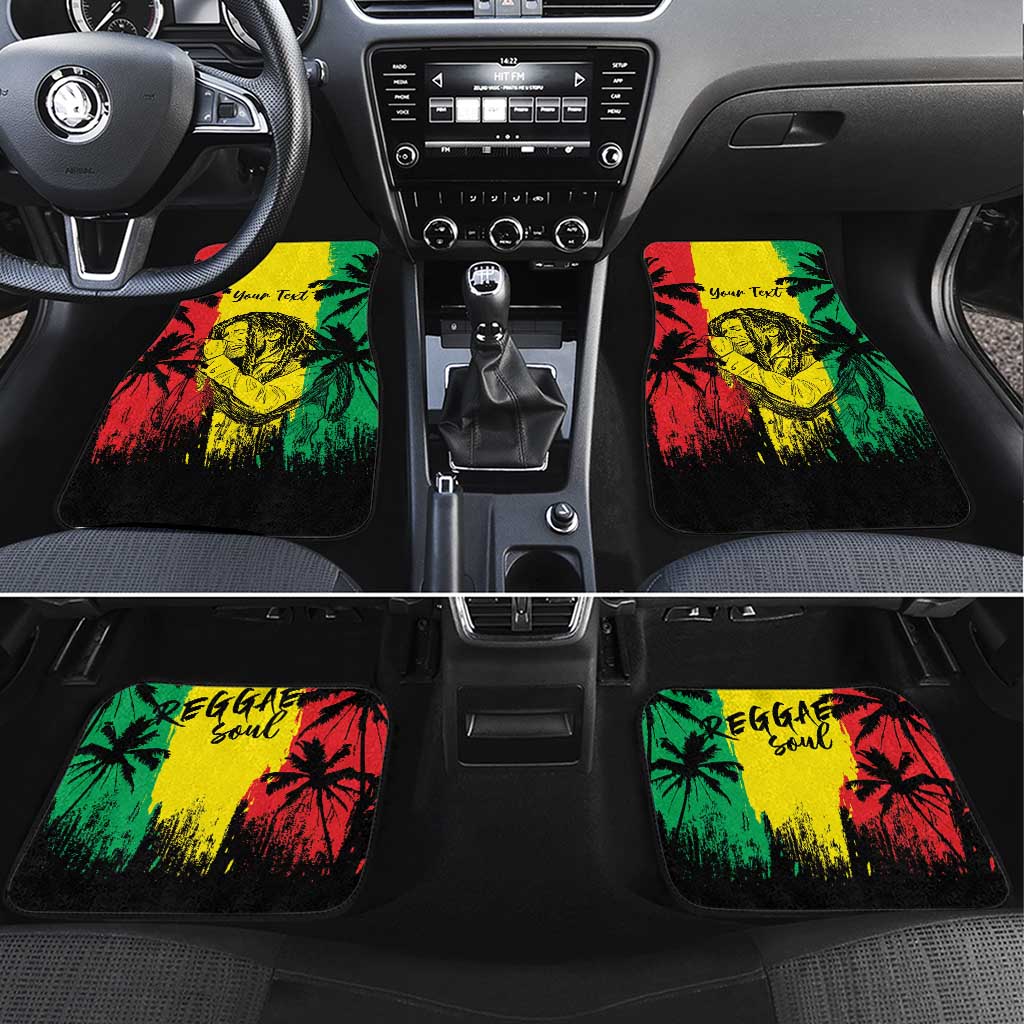 Reggae Soul B.Marley Personalized Car Mats Tropical Grunge