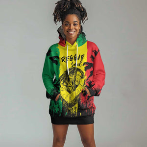 Reggae Soul B.Marley Personalized Hoodie Dress Tropical Grunge