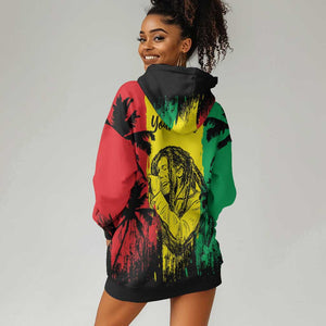 Reggae Soul B.Marley Personalized Hoodie Dress Tropical Grunge