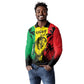 Reggae Soul B.Marley Personalized Long Sleeve Polo Shirt Tropical Grunge