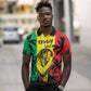 Reggae Soul B.Marley Personalized Polo Shirt Tropical Grunge
