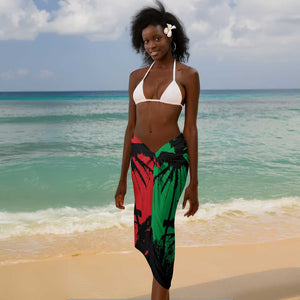 Reggae Soul B.Marley Personalized Sarong Tropical Grunge