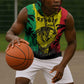 Reggae Soul B.Marley Personalized Sleeveless Hoodie Tropical Grunge - African Pride