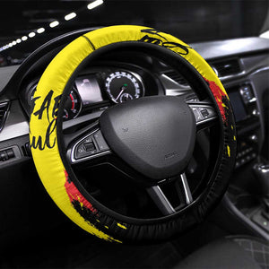 Reggae Soul B.Marley Steering Wheel Cover Tropical Grunge