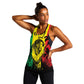 Reggae Soul B.Marley Personalized Women Racerback Tank Tropical Grunge