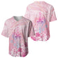 Afro Vodou Erzulie Freda Baseball Jersey Hibiscus & Pearls