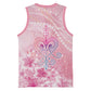 Afro Vodou Erzulie Freda Basketball Jersey Hibiscus & Pearls
