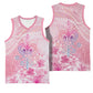 Afro Vodou Erzulie Freda Basketball Jersey Hibiscus & Pearls