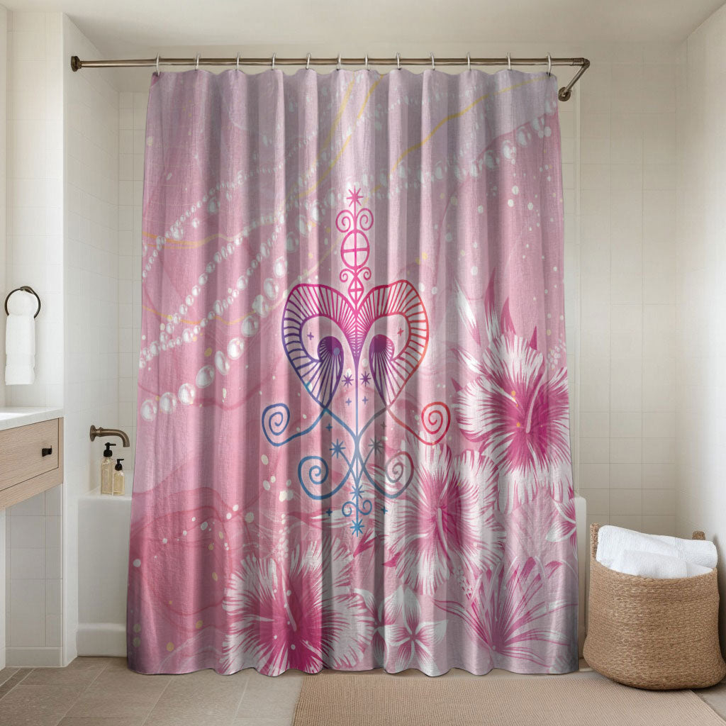 Afro Vodou Erzulie Freda Bathroom Set Hibiscus & Pearls