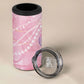 Afro Vodou Erzulie Freda 4 in 1 Can Cooler Tumbler Hibiscus & Pearls