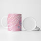 Afro Vodou Erzulie Freda Ceramic Mug Hibiscus & Pearls