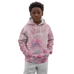 Afro Vodou Erzulie Freda Kid Hoodie Hibiscus & Pearls