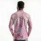 Afro Vodou Erzulie Freda Long Sleeve Polo Shirt Hibiscus & Pearls