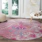 Afro Vodou Erzulie Freda Round Carpet Hibiscus & Pearls