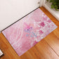 Afro Vodou Erzulie Freda Rubber Doormat Hibiscus & Pearls
