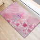 Afro Vodou Erzulie Freda Rubber Doormat Hibiscus & Pearls