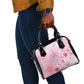 Afro Vodou Erzulie Freda Shoulder Handbag Hibiscus & Pearls
