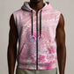 Afro Vodou Erzulie Freda Sleeveless Zip Hoodie Hibiscus & Pearls