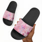 Afro Vodou Erzulie Freda Slide Sandals Hibiscus & Pearls