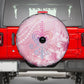 Afro Vodou Erzulie Freda Spare Tire Cover Hibiscus & Pearls