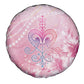 Afro Vodou Erzulie Freda Spare Tire Cover Hibiscus & Pearls