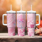 Afro Vodou Erzulie Freda Tumbler With Handle Hibiscus & Pearls