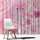 Afro Vodou Erzulie Freda Window Curtain Hibiscus & Pearls