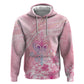Afro Vodou Erzulie Freda Zip Hoodie Hibiscus & Pearls