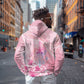Afro Vodou Erzulie Freda Zip Hoodie Hibiscus & Pearls