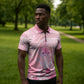 Afro Vodou Erzulie Freda Zipper Polo Shirt Hibiscus & Pearls
