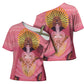 Afro Vodou Erzulie Freda Goddess Cross Shoulder Shirt