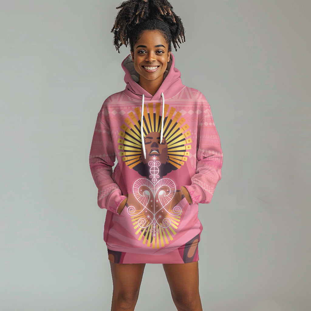 Afro Vodou Erzulie Freda Goddess Hoodie Dress