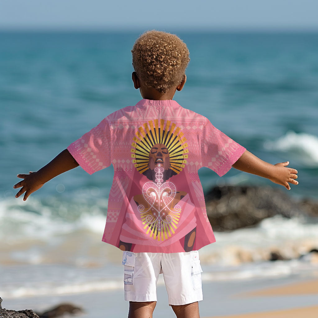 Afro Vodou Erzulie Freda Goddess Kid Hawaiian Shirt